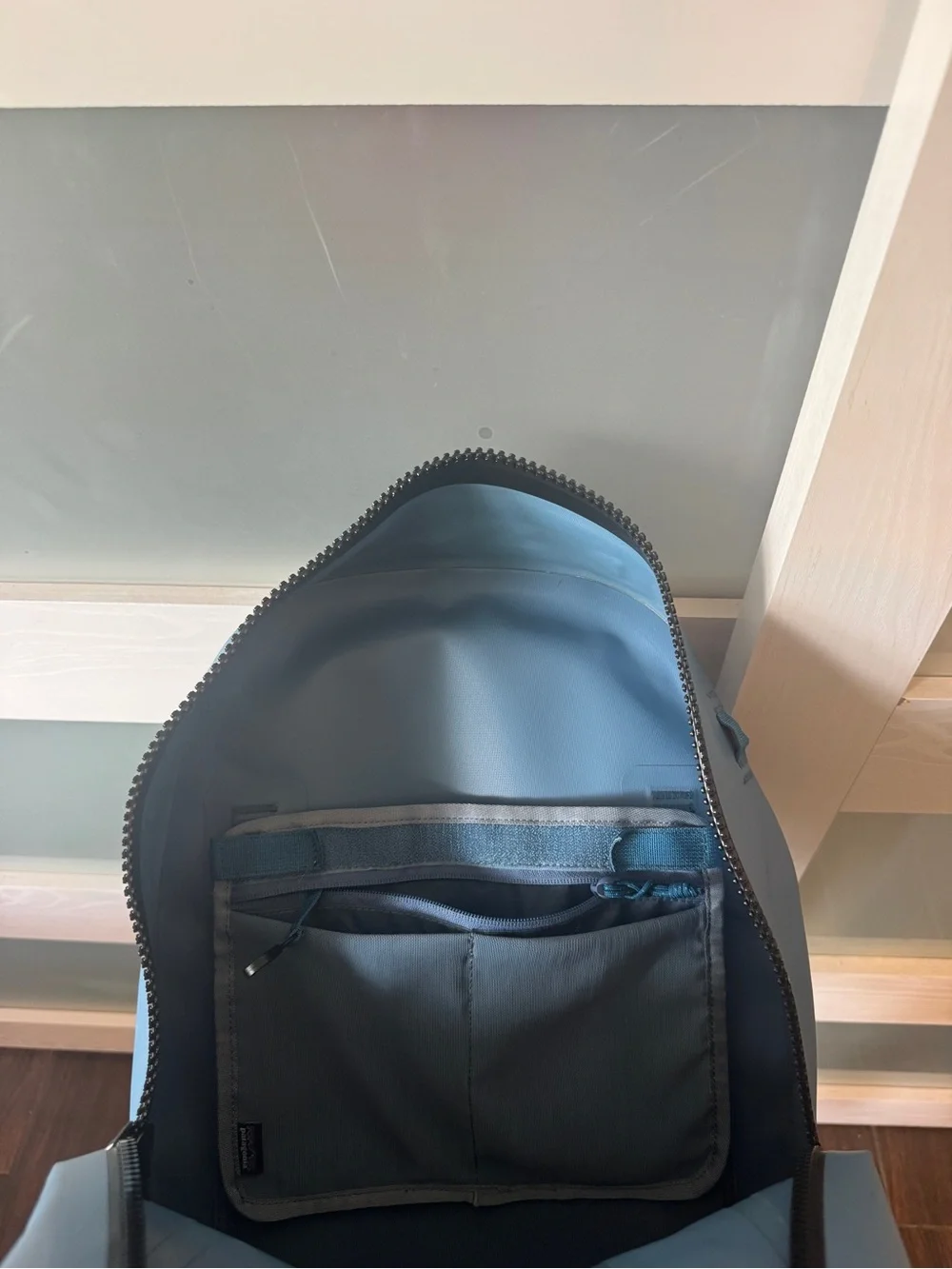 Patagonia Light Blue Men’s Backpack with Teal Accents